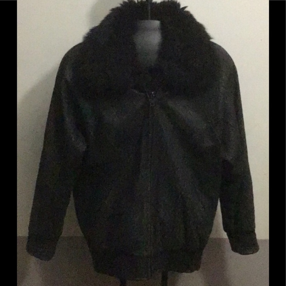 Andrew Marc Leather w New Zealand opossum fur💕